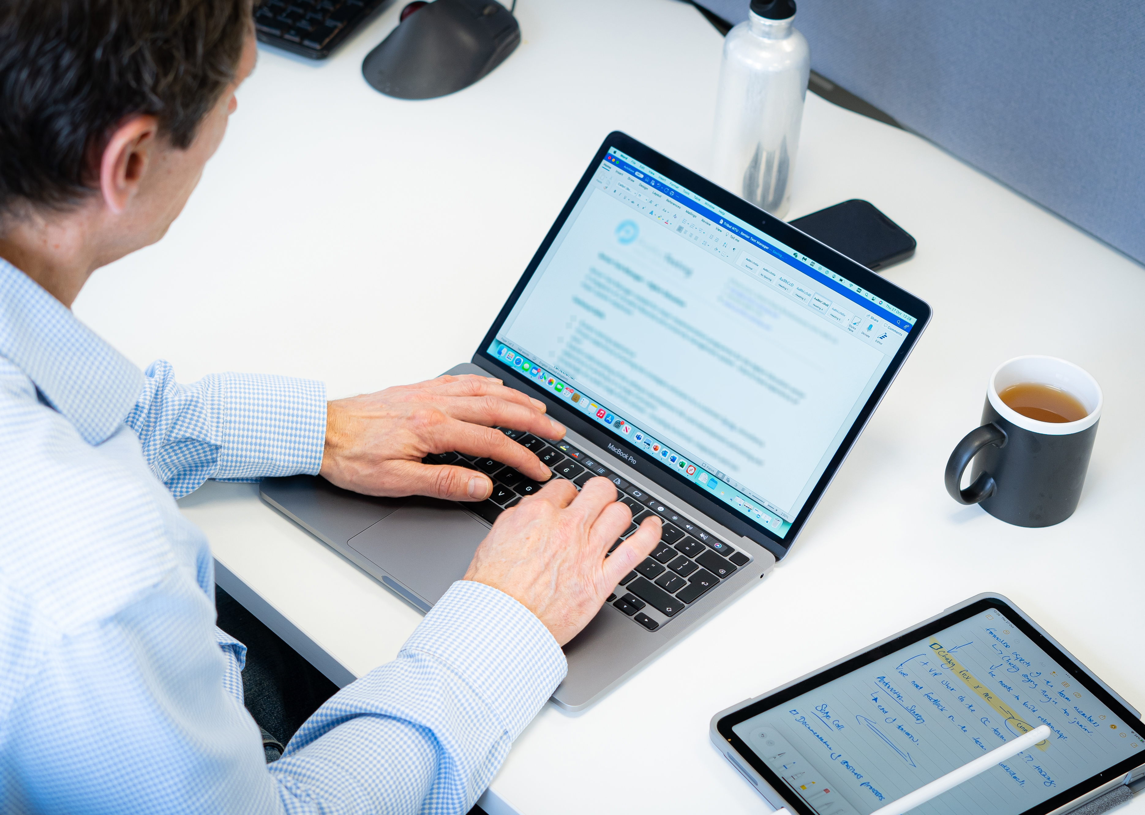 Planning a the process to test a website