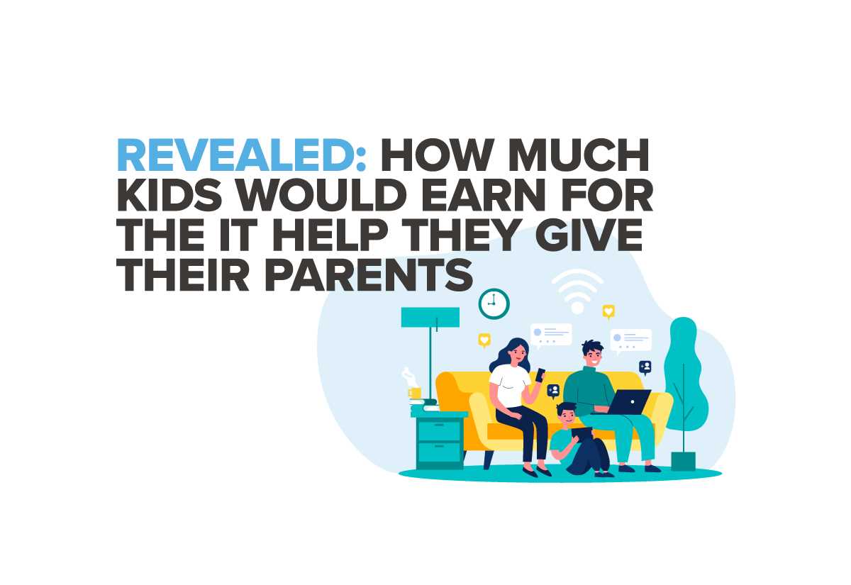 How Much Children Could Earn Charging Parents for IT Help?